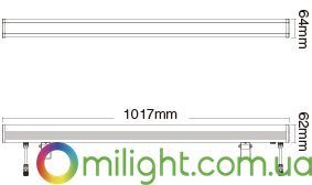 Світлодіодний настінний світильник 24 Вт, RGB+CCT (додаткова лампа) SYS-RL1 фото