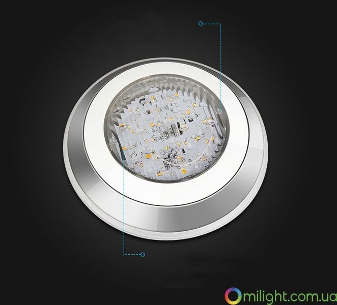 Подводный линзованный LED светильник 15W RGB+CCT + управление DMX512 GLUW01 фото