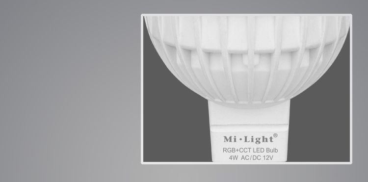 Світлодіодний світильник спотлайт RGB + CCT, MR16, 4W LL104-RGB+CCT фото