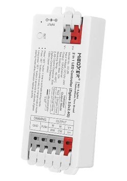 Контролер tunable white W+CCT 2 в 1, DC12/24V, 12A, ZigBee + RF 2.4G Mi-light E2-ZR фото