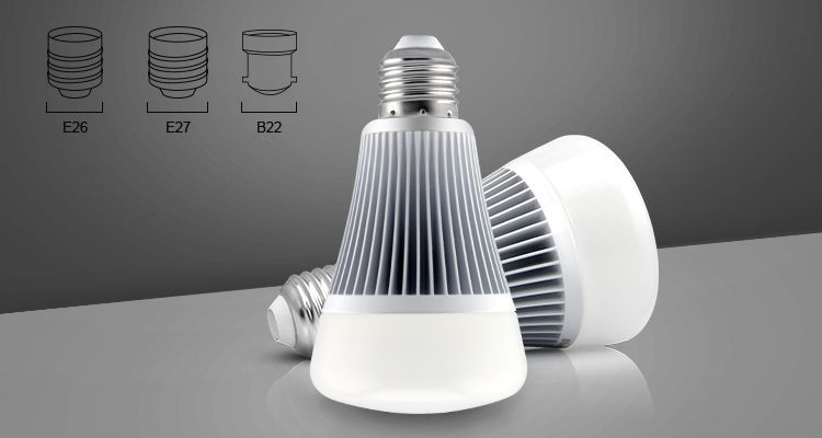 Smart LED lamp MiLight, 8W, RGB + CCT, Bluetooth LLB070-RGBW photo