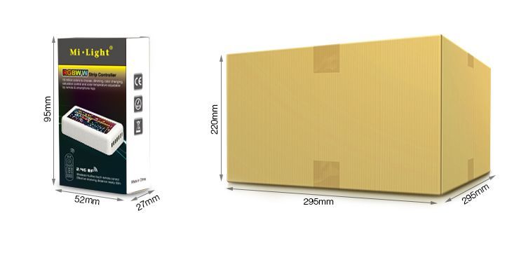Радио контроллер для лед лент, RGB + CCT, WI-FI, (2.4GHz) ML039-RGB+CCT фото