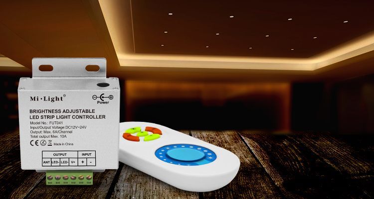 LED strip dimmer , 433MHz + remote control MIL041 photo