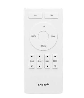 Пульт дистанційного керування Smart Tunable white кнопковий (2.4 ГГц, 4 зони) RL005 фото