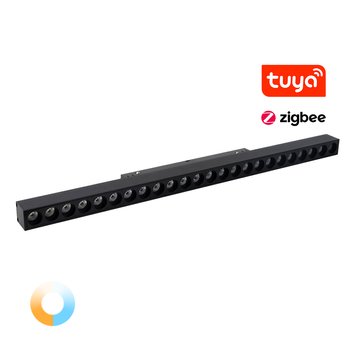 Магнітний трековий світильник лінійний dot grille TUNABLE WHITE (CCT) 20W Zigbee 3.0+ RF2.4G SPL-MG2-20NZL фото