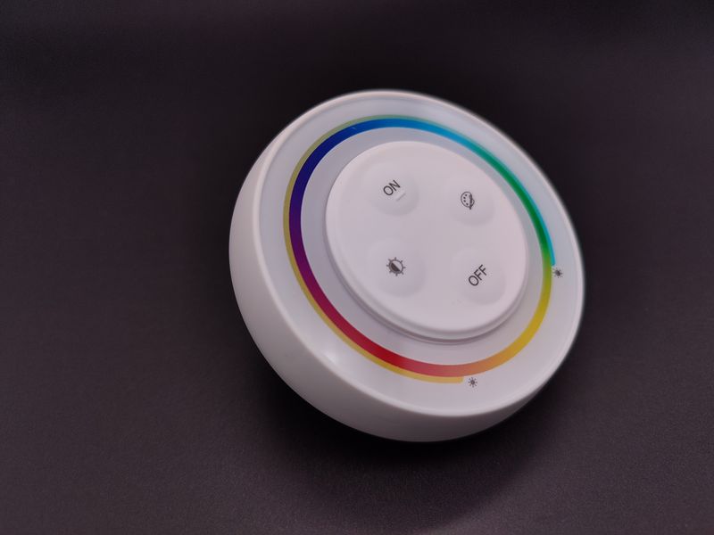 Пульт керування 1 зонний білий RGB+CCT круглий настінний Мілайт з магнітним тримачем RF 2.4G Mi Ligh S2-W фото
