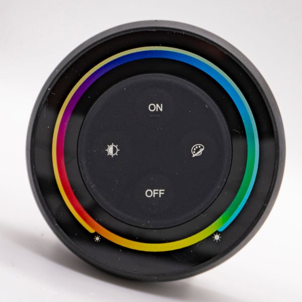 Пульт керування 1 зонний чорний RGB+CCT круглий настінний Мілайт з магнітним тримачем RF 2.4G Mi Lig S2-B фото