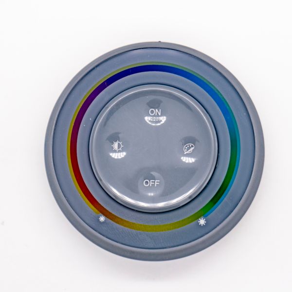 Пульт керування  RGB+CCT круглий настінний Мілайт сірий з магнітним тримачем S2-G фото