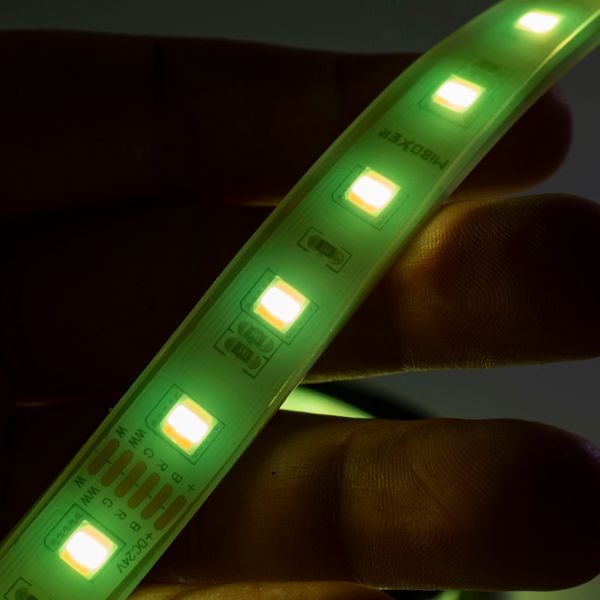 LED Strip RGB+CCT, SMD5050 5 в 1, 15мм, 60LED/m, 5W/m, 455LM/m, 24V IP65 (5M) MI-LED-LSL5T01N photo