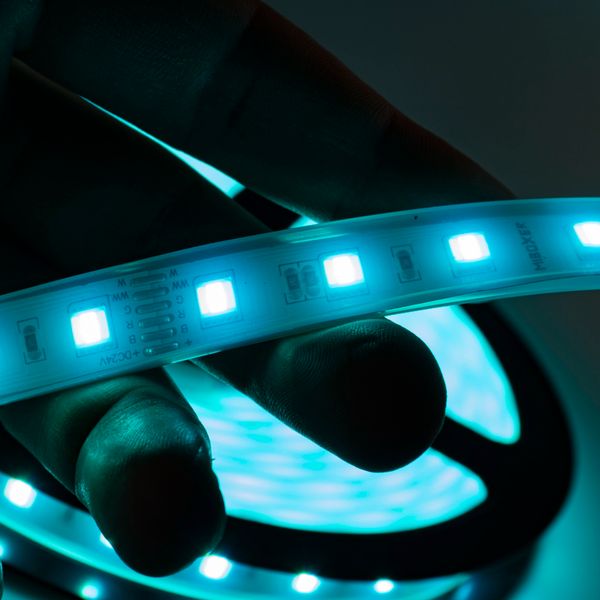 LED Strip RGB+CCT, SMD5050 5 в 1, 15мм, 60LED/m, 5W/m, 455LM/m, 24V IP65 (5M) MI-LED-LSL5T01N photo