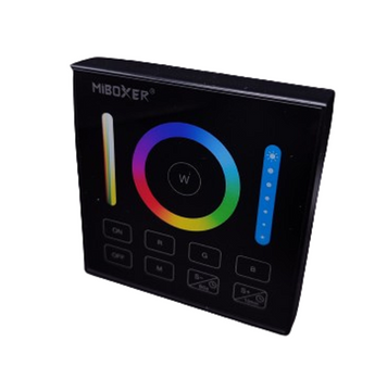 Panel 1 zone black Touch Dual White/RGB/RGBW/CCT,, wireless RF 2.4G Mi Light BL0-B photo