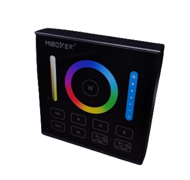 Панель 1 зонна чорна Touch Dual White/RGB/RGBW/CCT,, бездротова RF 2.4G Mi Light BL0-B фото