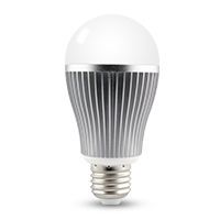 Світлодіодна смарт лампочка MiLight, 9W, RGBW, E27, WW, WIFI LL016 фото