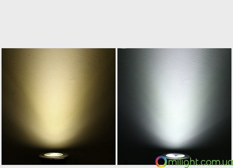 Грунтовий вбудовуваний LED світильник 9W RGB+CCT + управління DMX512 RD02 фото