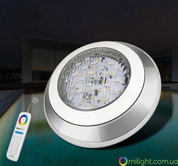 Подводный линзованный LED светильник 15W RGB+CCT + управление DMX512 SRW-1 фото