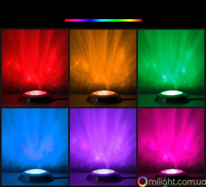 Підводний лінзований LED світильник 15W RGB+CCT + управління DMX512 GLUW01 фото