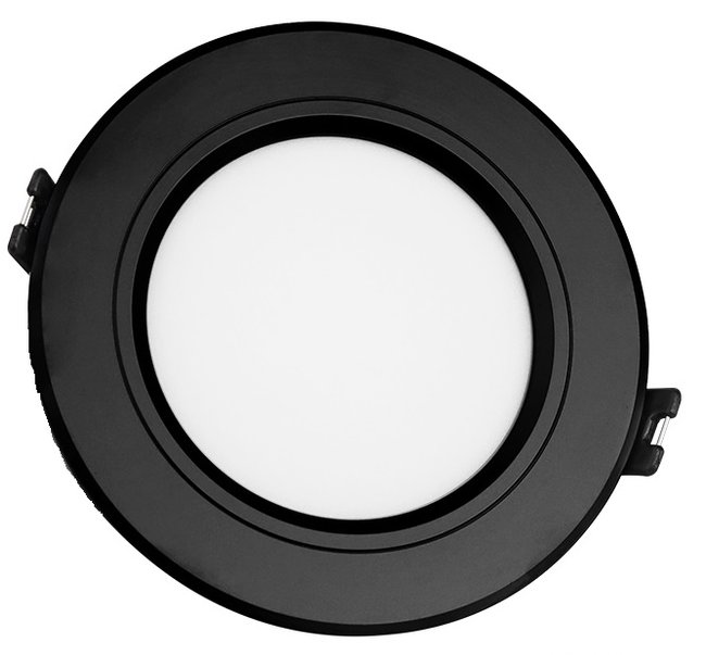 Умный потолочный точечный светильник, черный, 6 Вт, 220 В, RGB+2700-6500К, RF 2,4G IP20 Mi-light DL068-B фото