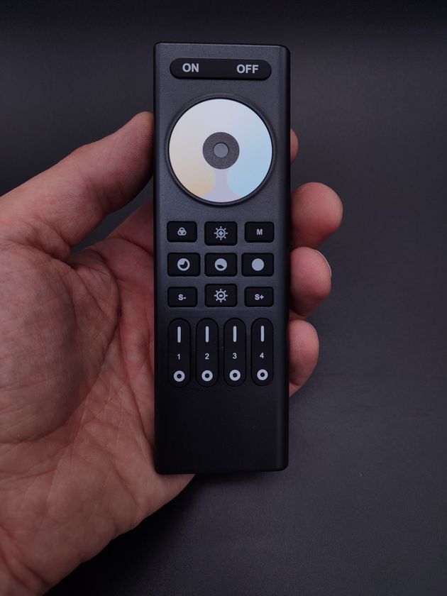 Class Remote Control Control panel 4-zone black DIM+CCT RF 2.4G Mi Light buy ⚡️ Expert in ...
