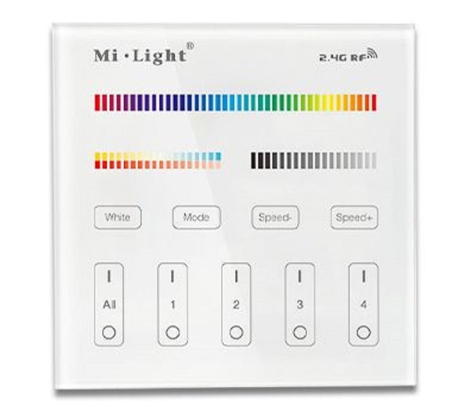 Smart touch panel BL4 (White/RGB/RGBW/CCT 2.4 GHz) BL4 photo