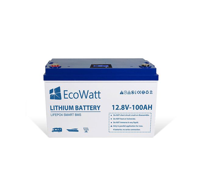 Литиевая батарея Ecowatt LED LiFePO4 12,8 В 100Ah ECO-12-100S фото