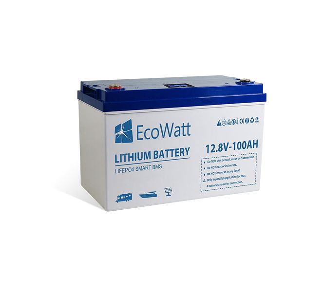 Литиевая батарея Ecowatt LED LiFePO4 12,8 В 100Ah ECO-12-100S фото