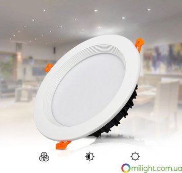 Світильник даунлайт LED RGB+CCT, 25W DL060-25 фото