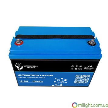 Литиевая батарея 12.8V 100Ah LiFePO4 Smart BMS с Bluetooth UBL-12-100 фото