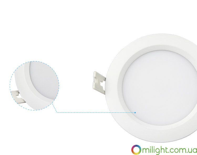 Водонепроницаемый smart светильник даунлайт RGB + CCT, WIFI, 6W DL063 фото