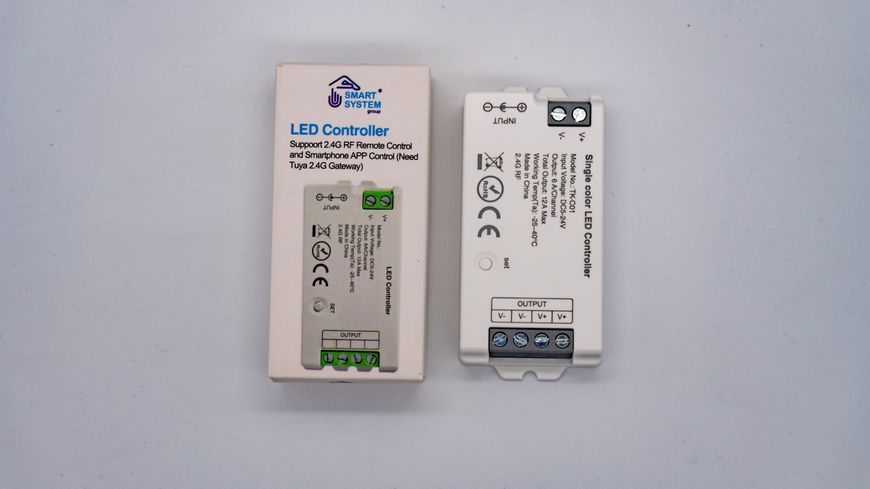 LED контроллер димер DC5-24V, 12A, RF 2.4G Smart Systems TK-C01 фото