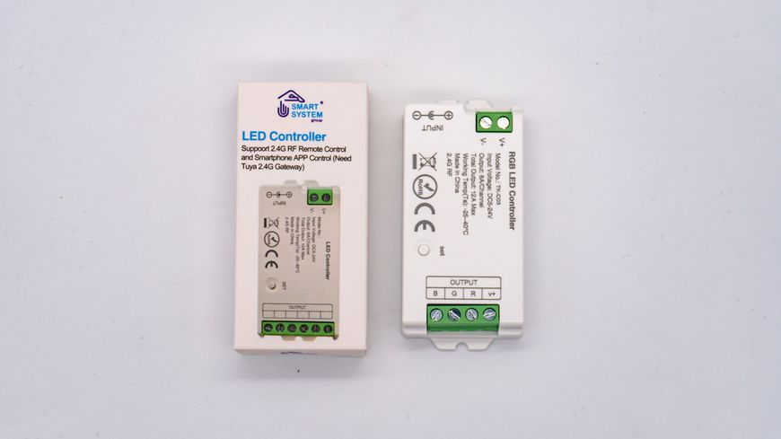 LED контролер RGB DC5-24V, 12A, RF 2.4G Smart Systems TK-C03 фото
