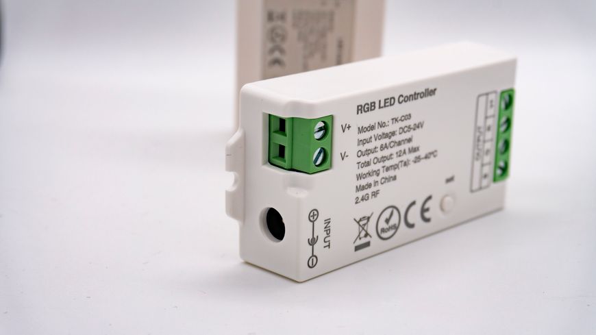 LED контроллер RGB DC5-24V, 12A, RF 2.4G Smart Systems TK-C03 фото