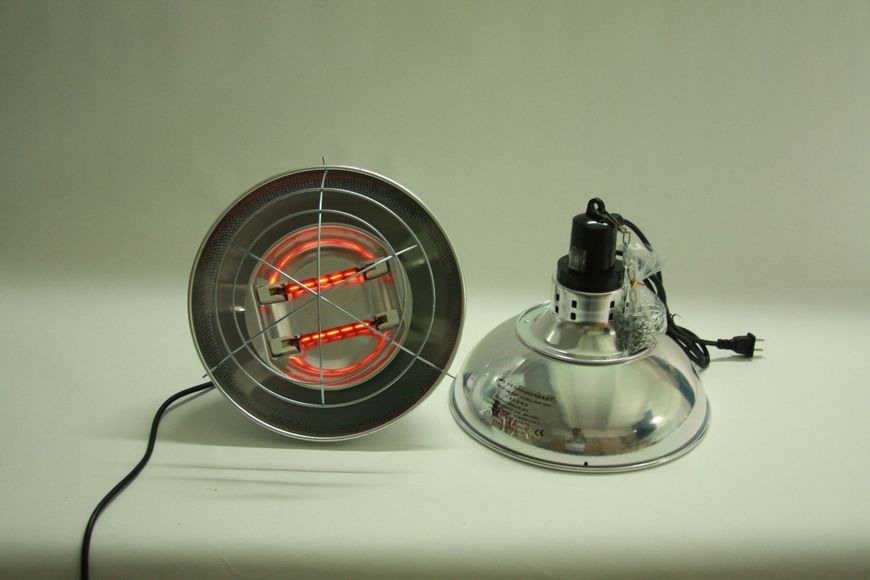 Брудер для инфракрасной лампы с переключателем 50/100%, тип цоколя R7s-7, 118 мм, 550W Max BtB550Max фото