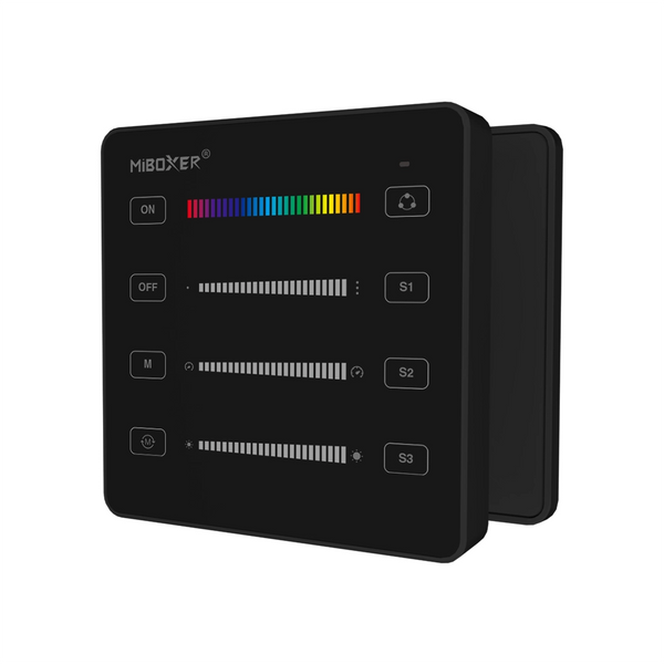 Панель керування B6 SPI 1 зонна чорна White/RGB/RGBW/CCT RF 2.4G MiLight B6-B фото