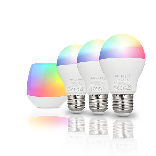 Комплект START SMART 3.0 MiLight, Світлодіодна смарт лампа RGBW SS30LL014 фото