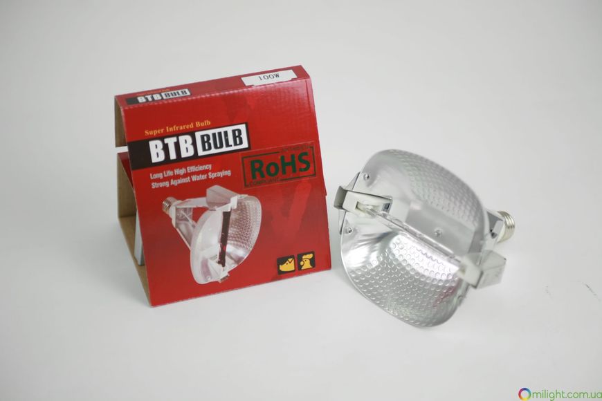 Pigs and birds heating infrared lamp - adapter from E27 to R7S 118mm, 175 / 250W ( for IR lamps brooder) BtBbulb photo