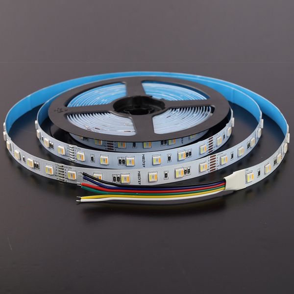 Світлодіодна стрічка MI-LED-LSL5N01N RGB+CCT, SMD5050 5 в 1, 12мм, 60LED/m, 5W/m, 490LM/m, 24V IP20 (5M) MI-LED-LSL5N01N фото