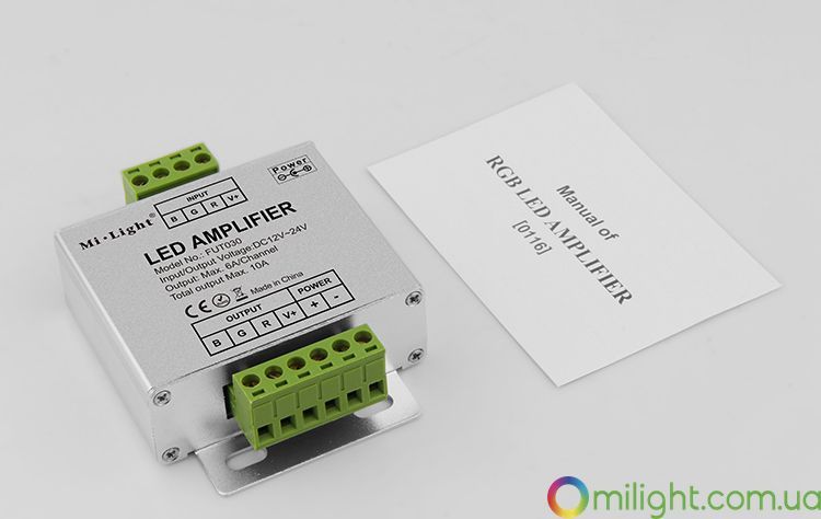 Підсилювач для світлодіодних стрічок 3-х канальний MIL030 фото