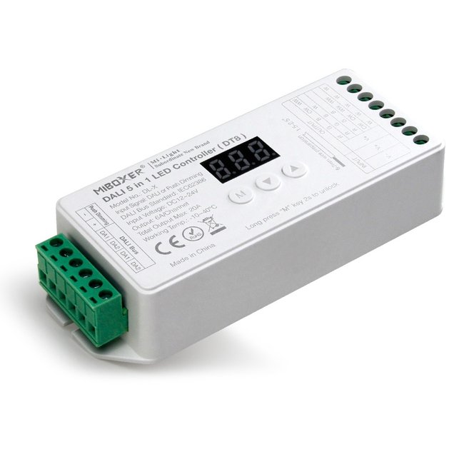 LED контролер DALI, 5 в 1 RGB+CCT  15A DT8  IP20 Mi-light TK-DL X фото