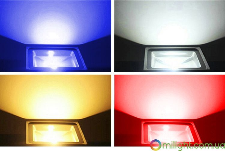 LED Spotlight 50W, RGB + CCT, WI-FI, (2.4GHz) GLT02 photo