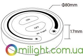 Control panel-dimmer 1-zone (White) RL087 photo