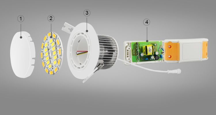 Downlight WIFI, color temperature, dimmer, 6W DL060-CWW photo