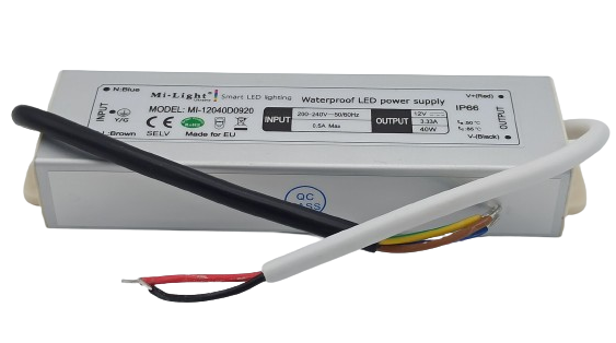 Power supply for led strip, 40 W, 200-240 V, 24 V, IP66 MI-12040D0920 photo