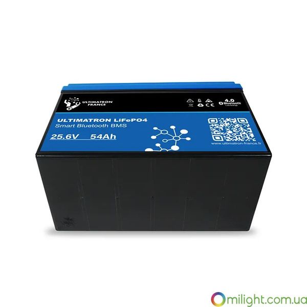 Ultimatron Lithium Battery 25.6V 54Ah LiFePO4 Smart BMS With Bluetooth UBL-24-54 photo