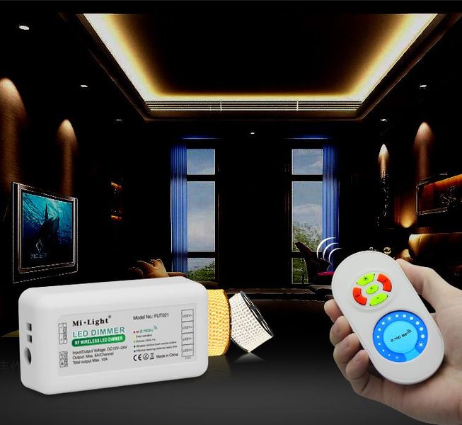 LED strip radio dimmer with remote control (2.4GHz) RLC021 photo