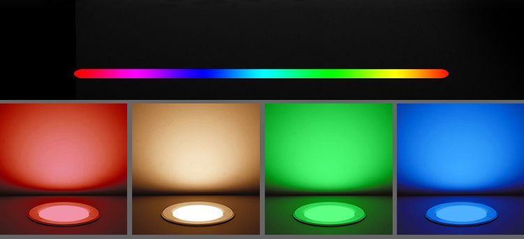 Smart downlight lamp RGB + CCT, WIFI, 6W DL068-RGBW photo