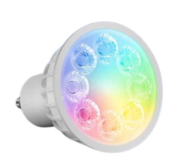 Світлодіодний світильник спотлайт RGB + CCT, GU10, 4W LL103-RGB+CCT фото