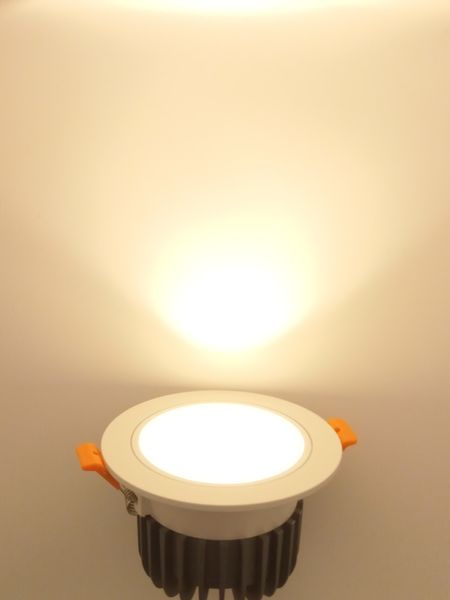Розумний стельовий врізний точковий світильник Антіблік 60гр., 12Вт, 110-220 В, RGB+2700-6500К, RF2. DL071 фото