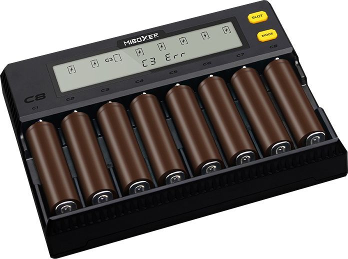 Інтелектуальний зарядний пристрій Miboxer C8 C8 фото