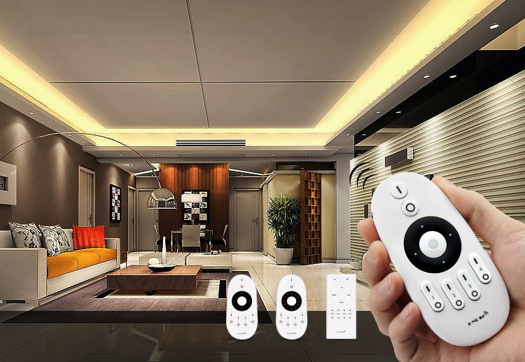 LED strip radio dimmer for single-color with remote control (2.4GHz) ML036-W photo