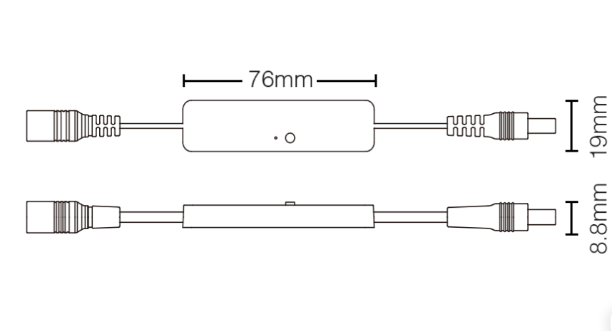 Dimmer controller Single White, 12-24V, 6A, Mi-boxer MLR1 photo